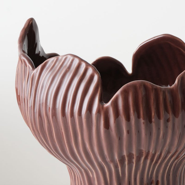 Fjord Vase - Bordeaux, 28cml x 24cmw x 31cmh