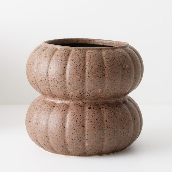 Cove Pot - Fossil, 18cmh x 21cmd