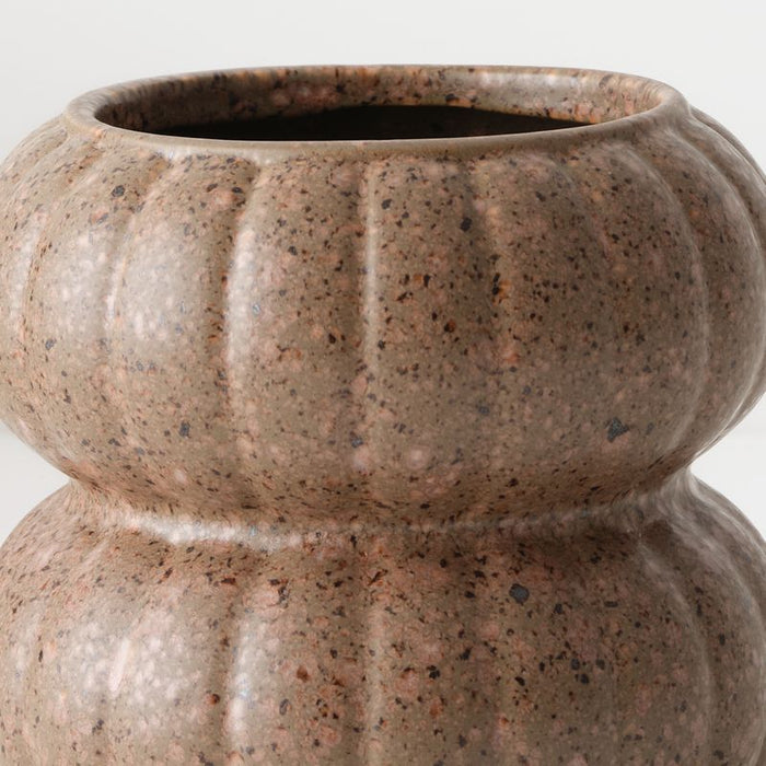 Cove Pot - Fossil, 14cmh x 15cmd