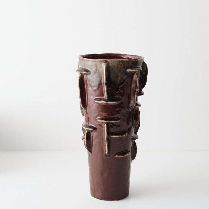 Kaito Vase - Bordeaux, 40cmh x 21cmd