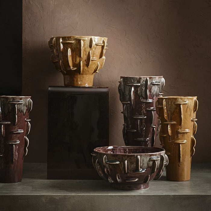 Kaito Vase - Bordeaux, 40cmh x 21cmd