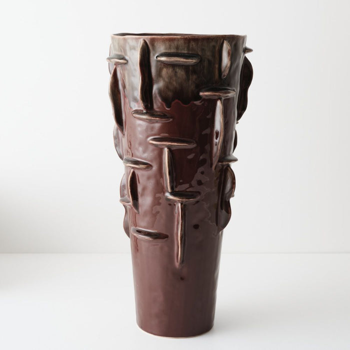 Kaito Vase - Bordeaux, 50cmh x 25cmd