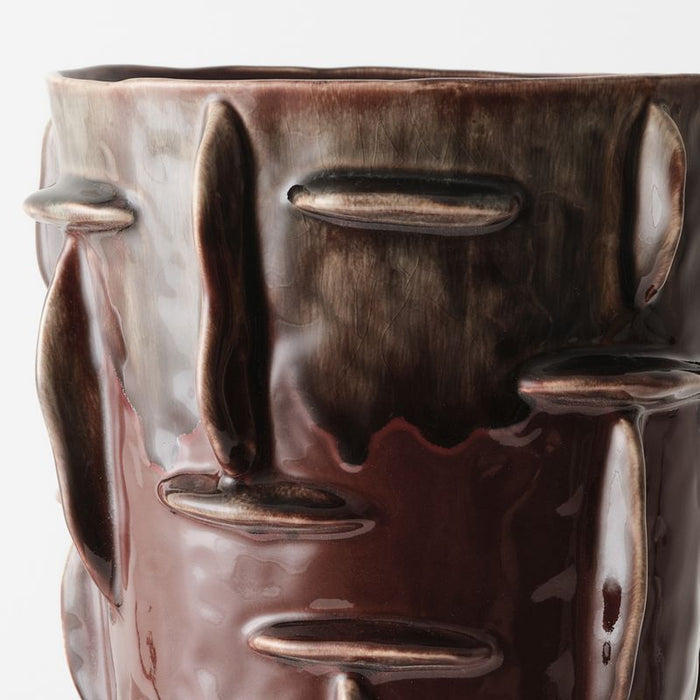 Kaito Vase - Bordeaux, 50cmh x 25cmd