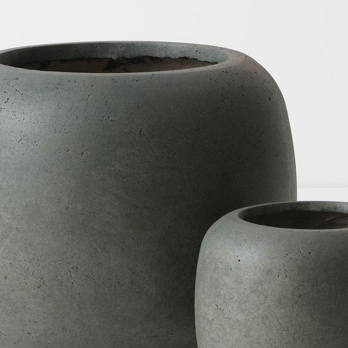 Rune Pot (Set of 2) - Olivine, 27cmh x 34cmd