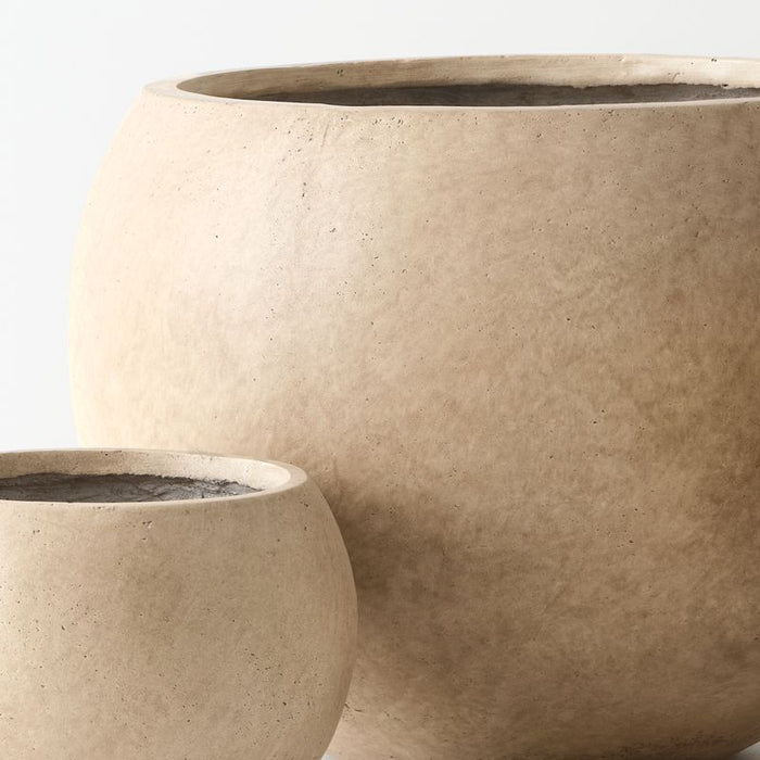 Lyra Pot (Set of 3) - Sediment, 39cmh x 54cmd