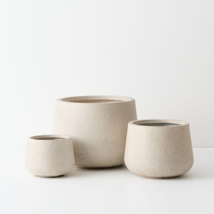 Forge Pot (Set of 3) - Marlstone, 30cmh x 41cmd
