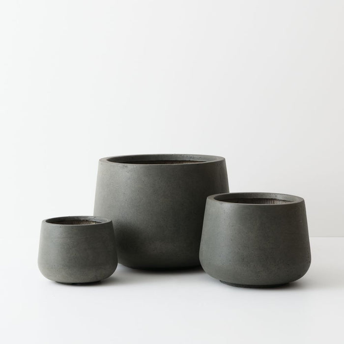 Forge Pot (Set of 3) - Olivine, 30cmh x 41cmd