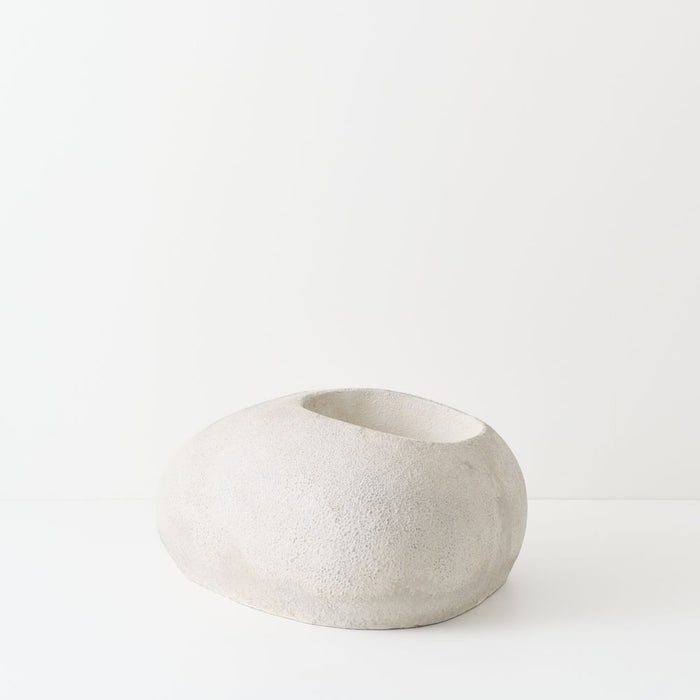 Solenne Pot - Whisper White, 90cml x 70cmw x 38cmh