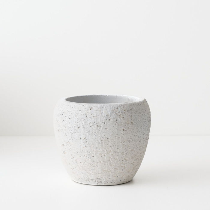 6 x Wren Pot - Whisper White, 15.5cml x 15.5cmw x 13cmh