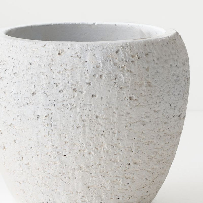 6 x Wren Pot - Whisper White, 15.5cml x 15.5cmw x 13cmh