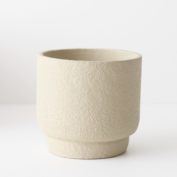 Tove Pot - Drift Sand, 17cml x 17cmw x 15.5cmh