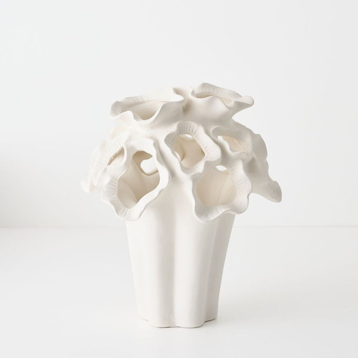 Avenia Vase - White, 28cmw x 35cmh