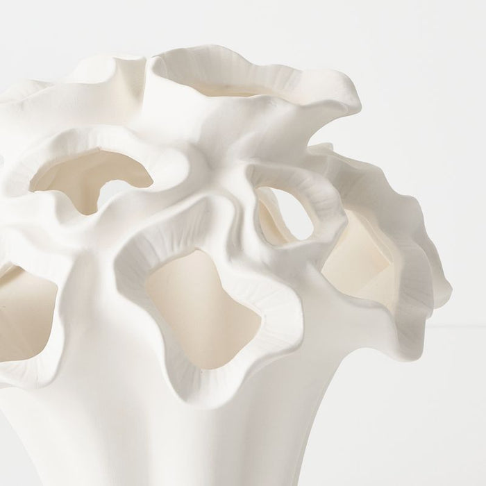 Avenia Vase - White, 27cmw x 27cmh