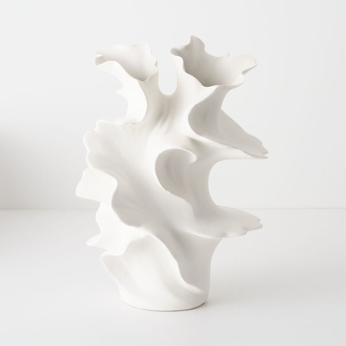 Eveline Vase - White, 27cml x 19cmw x 37cmh