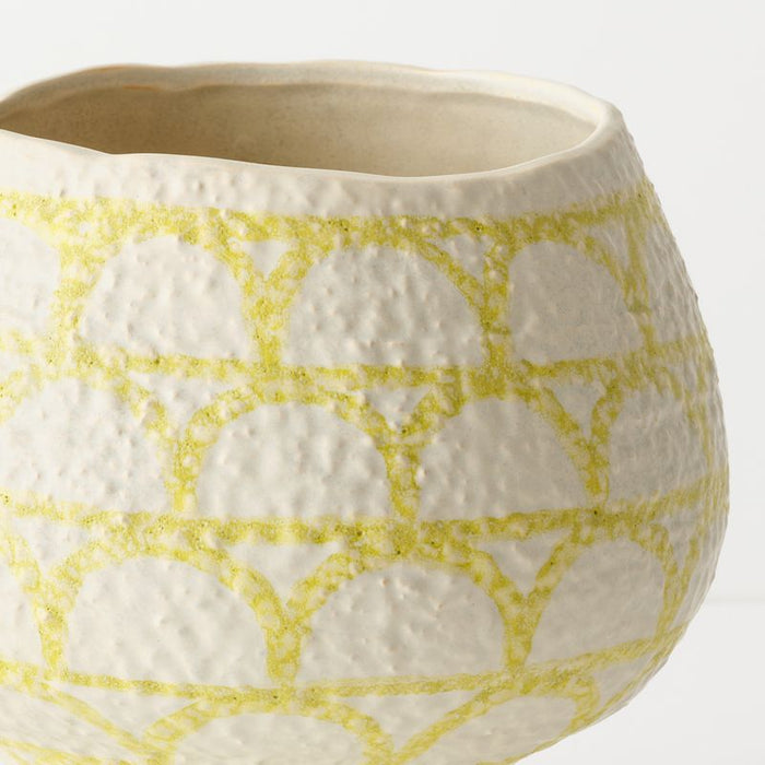 Aurora Pot - Limoncello, 26cml x 25cmw x 24cmh