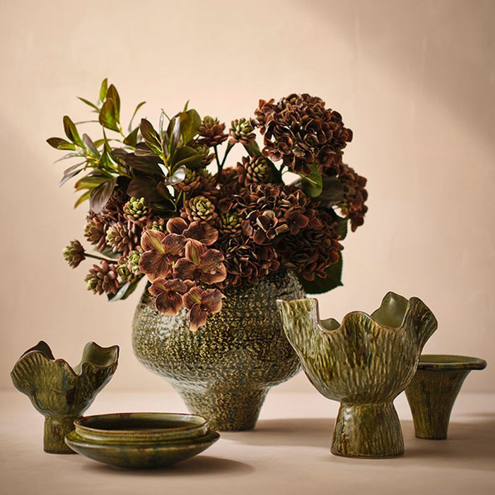 Haven Vase - Frond, 15cmh x 20cmd