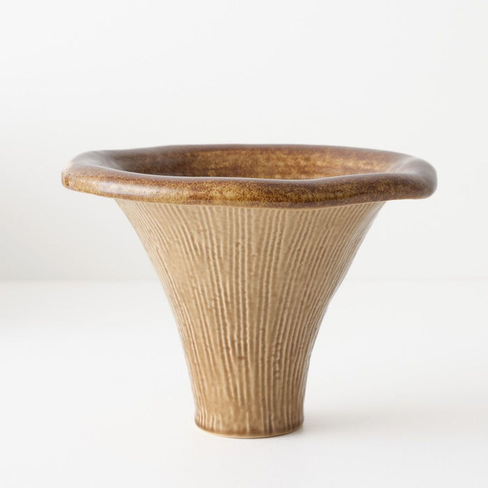Haven Vase - Umber, 18cmh x 25cmd