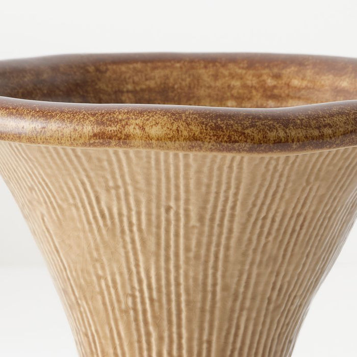Haven Vase - Umber, 18cmh x 25cmd