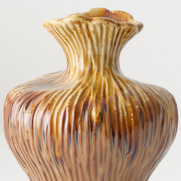 Forge Vase - Honeyed, 12cmh x 8cmd