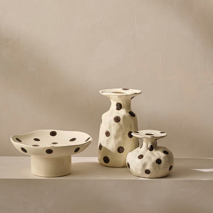 Pois Vase - Dapple, 14cmh x 16cmd