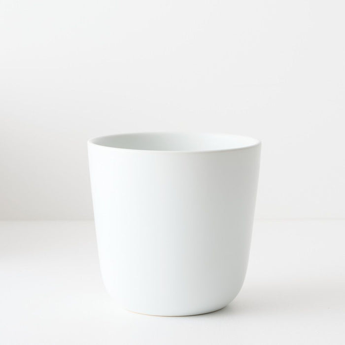 Lunar Pot - Milk, 15cmh x 16cmd