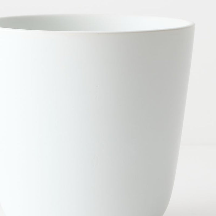 Lunar Pot - Milk, 19cmh x 20cmd
