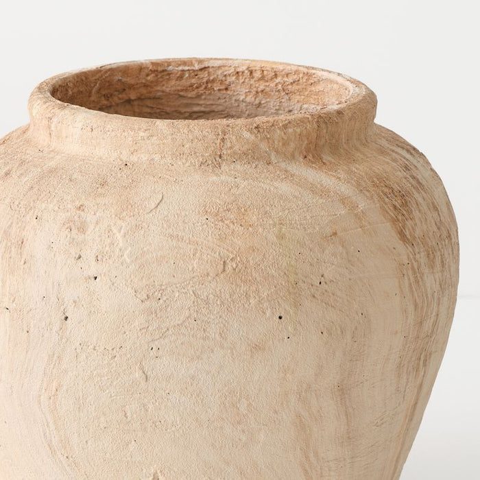Elowen Pot - Oak, 19cmh x 23cmd