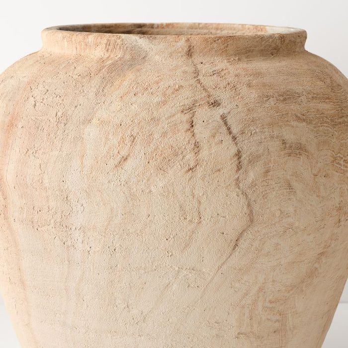 Elowen Pot - Oak, 38cmh x 43cmd