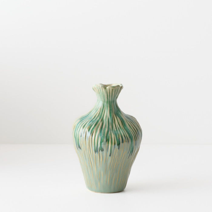 Skye Vase - Citrine, 17cmh x 12cmd