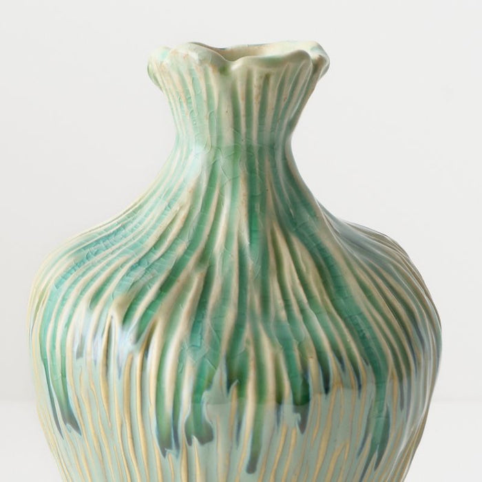 Skye Vase - Citrine, 17cmh x 12cmd