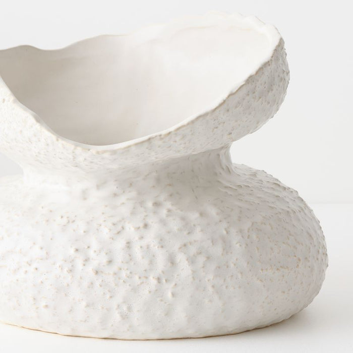 Elio Pot - White, 24cml x 23cmw x 18cmh
