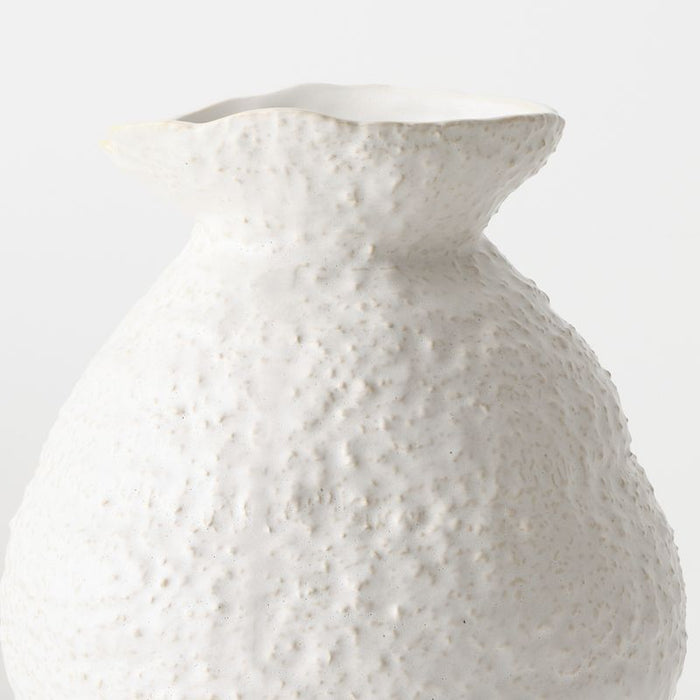 Elio Vase - White, 19cml x 18cmw x 27cmh