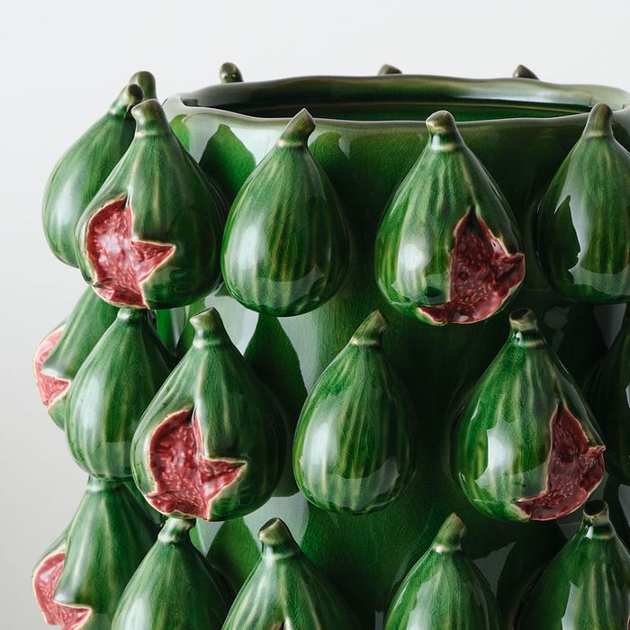 Figue Vase - Green, 28cml x 28cmw x 35cmh