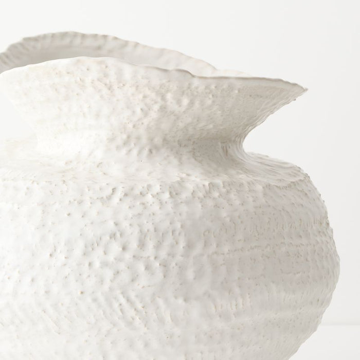 Elio Pot - White, 36cml x 35cmw x 32cmh