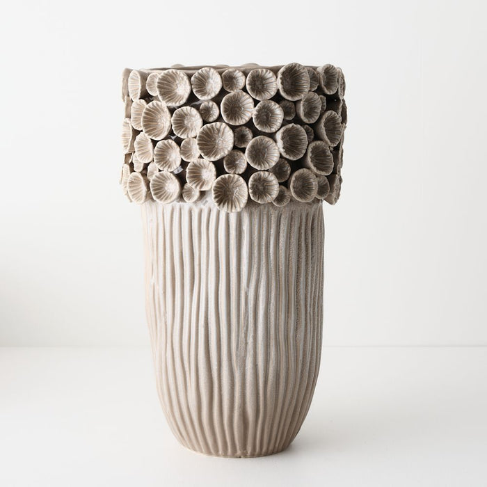 Lune Vase - Ivory, 41cmh