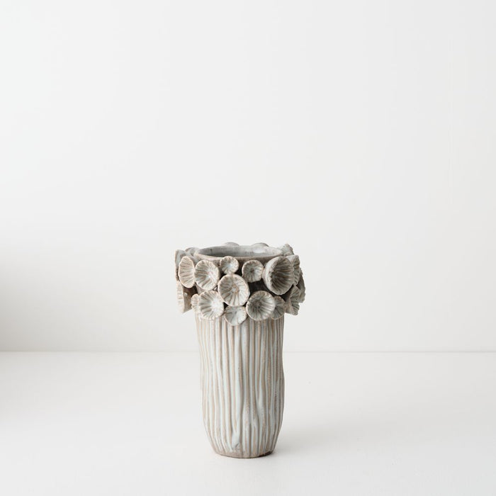 Lune Vase - Ivory, 23cmh