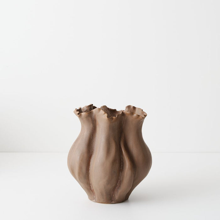 Sandor Vase - Earthen, 25cmh