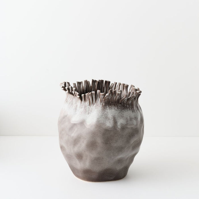 Bruma Vase - Ash Grey, 31cmh