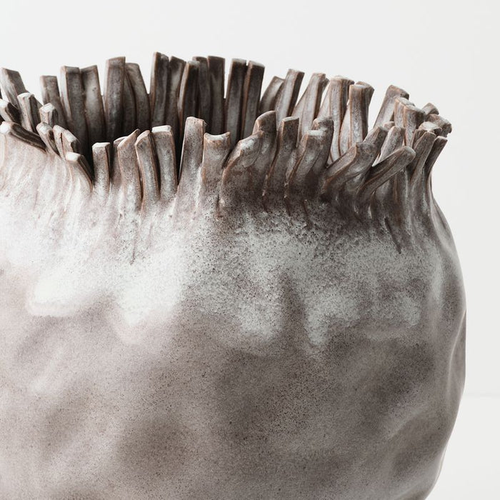 Bruma Vase - Ash Grey, 31cmh