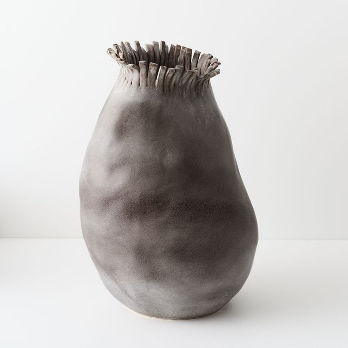 Bruma Vase - Ash Grey, 50cmh