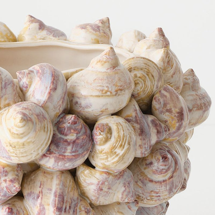 Nerea Pot - Shell, 24cml x 24cmw x 18cmh