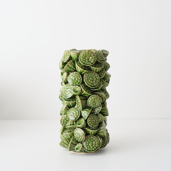 Loti Vase - Sage, 19cml x 19cmw x 37cmh