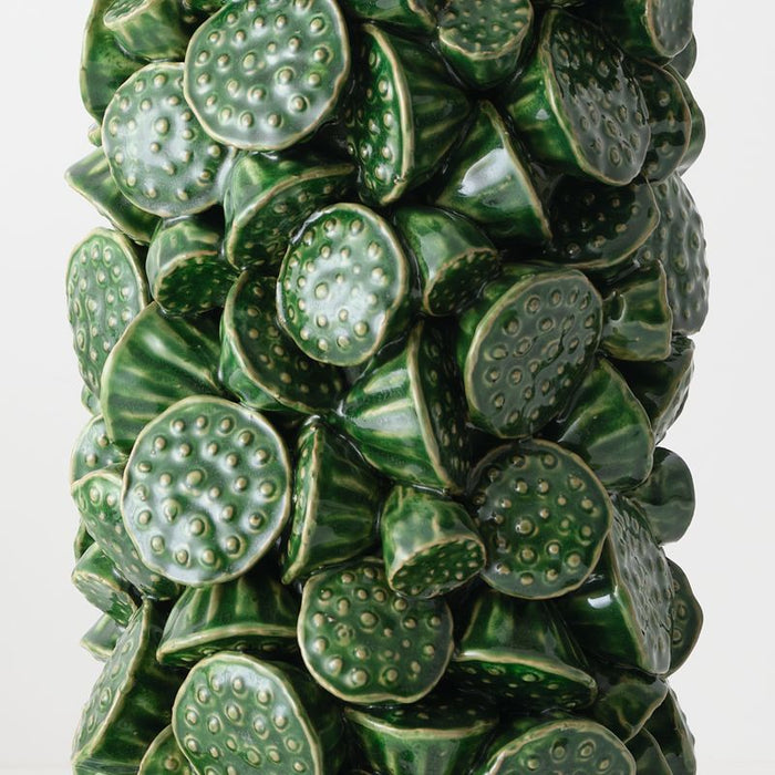 Loti Vase - Green, 22cml x 22cmw x 44cmh