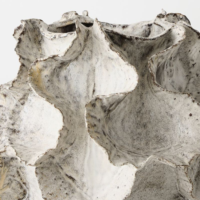Ostia Vase - Cream Brown, 36cml x 36cmw x 36cmh