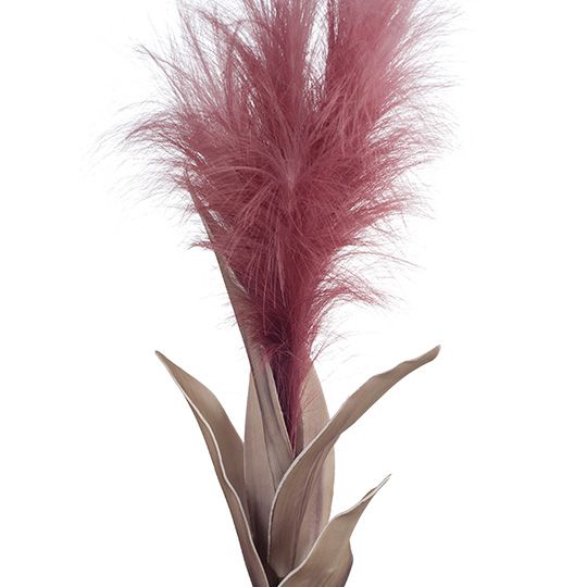 12 x Pampas Grass w/Leaf Mauve Pink 113cml (FI8395MV)