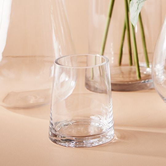 6 x Vase Glass Pia Clear (FI12251CL)