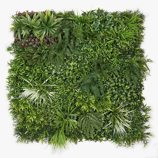 2 x Fern Lush Mixed Vertical Garden (UV) Green 100cml x 100cmw (FI8460GR)