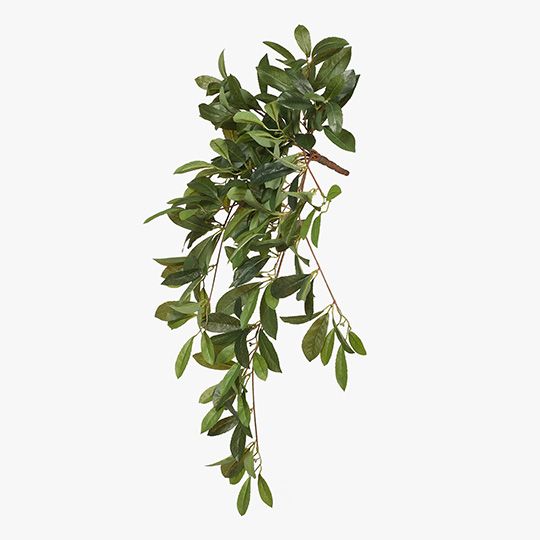 12 x Laurel Leaf Hanging Bush Green 89cml (FI6545GR)