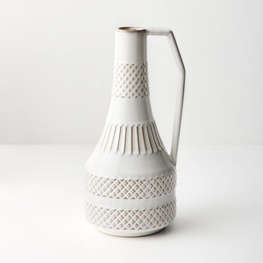 2 x Vase Tivana Ivory (FI8541IV)