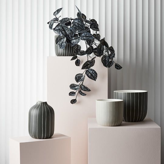 2 x Vase Koko Black (FI8553BK)